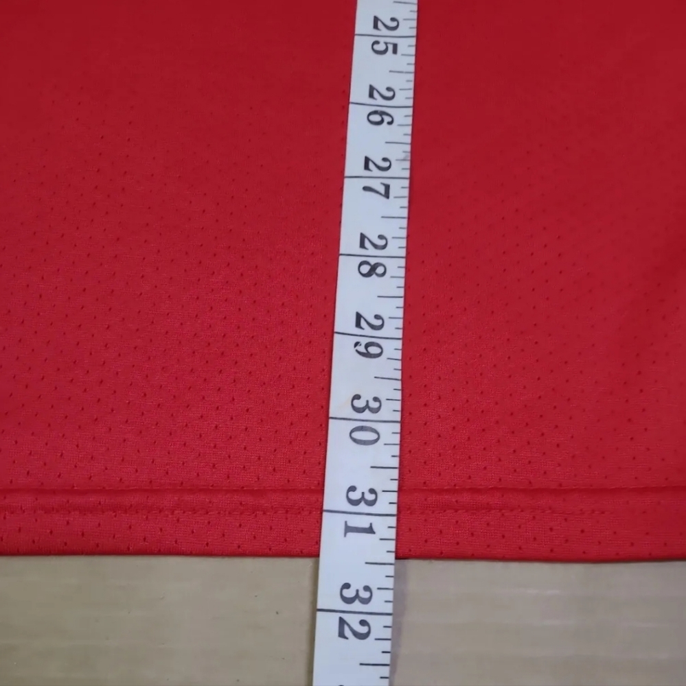 Vintage 90s Wisconsin Badgers UW Mesh Jersey T-Shirt Majestic USA Made - Picture 8 of 12